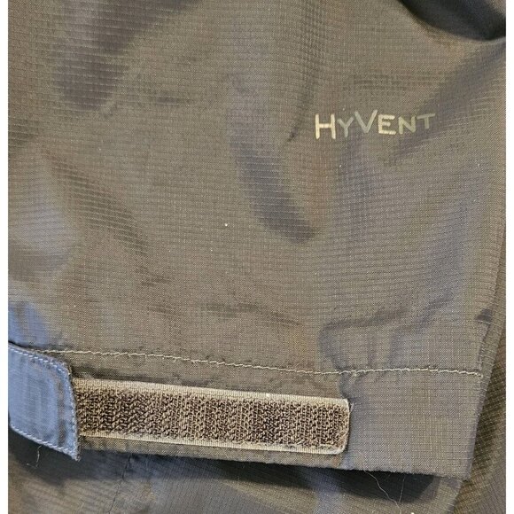 The North Face HyVent Hooded Windbreaker Ski Snow Rain Jacket Gray Men's Sz M - Picture 11 of 11